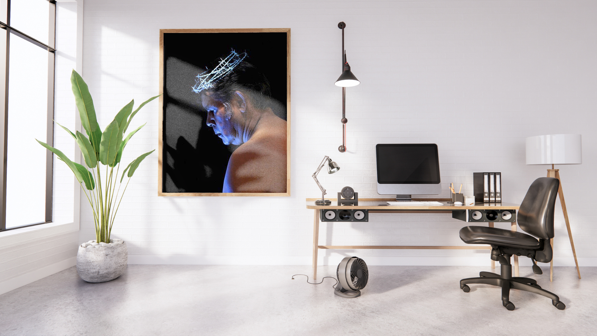 Crown of Suffering original abstract contextualised office art modern decor photo print by Blair Montague Drake